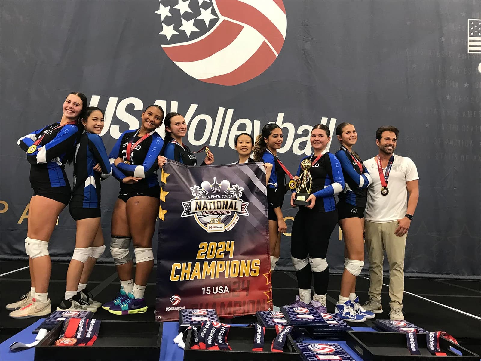 United TX team at USA Volleyball Nationals